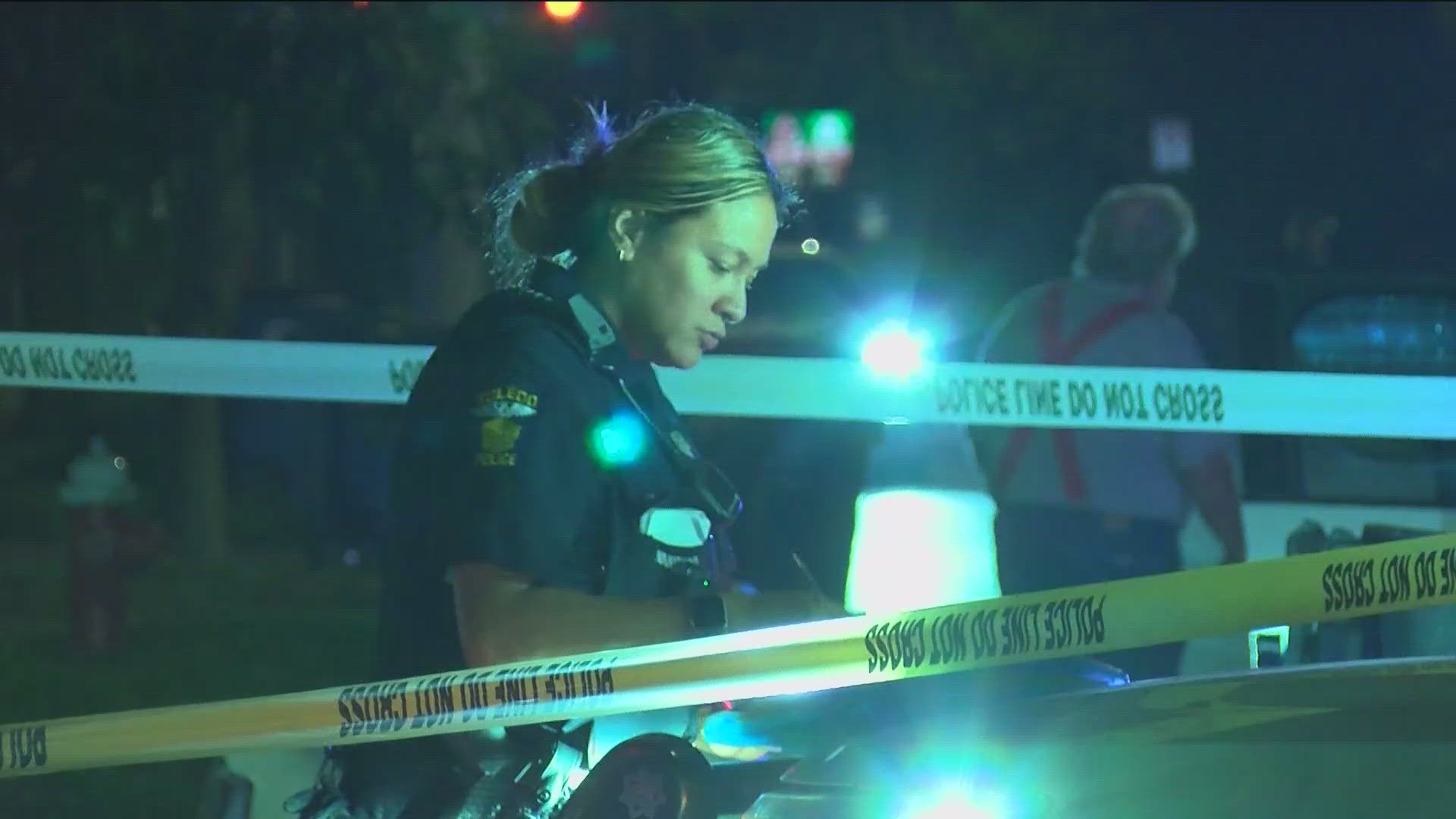 Toledo police responded to the incident around 11:30 p.m.