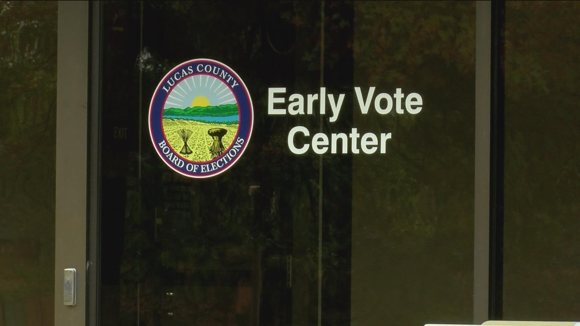 Our Amy Steigerwald is outside the new West Sylvania Avenue voting location in west Toledo.