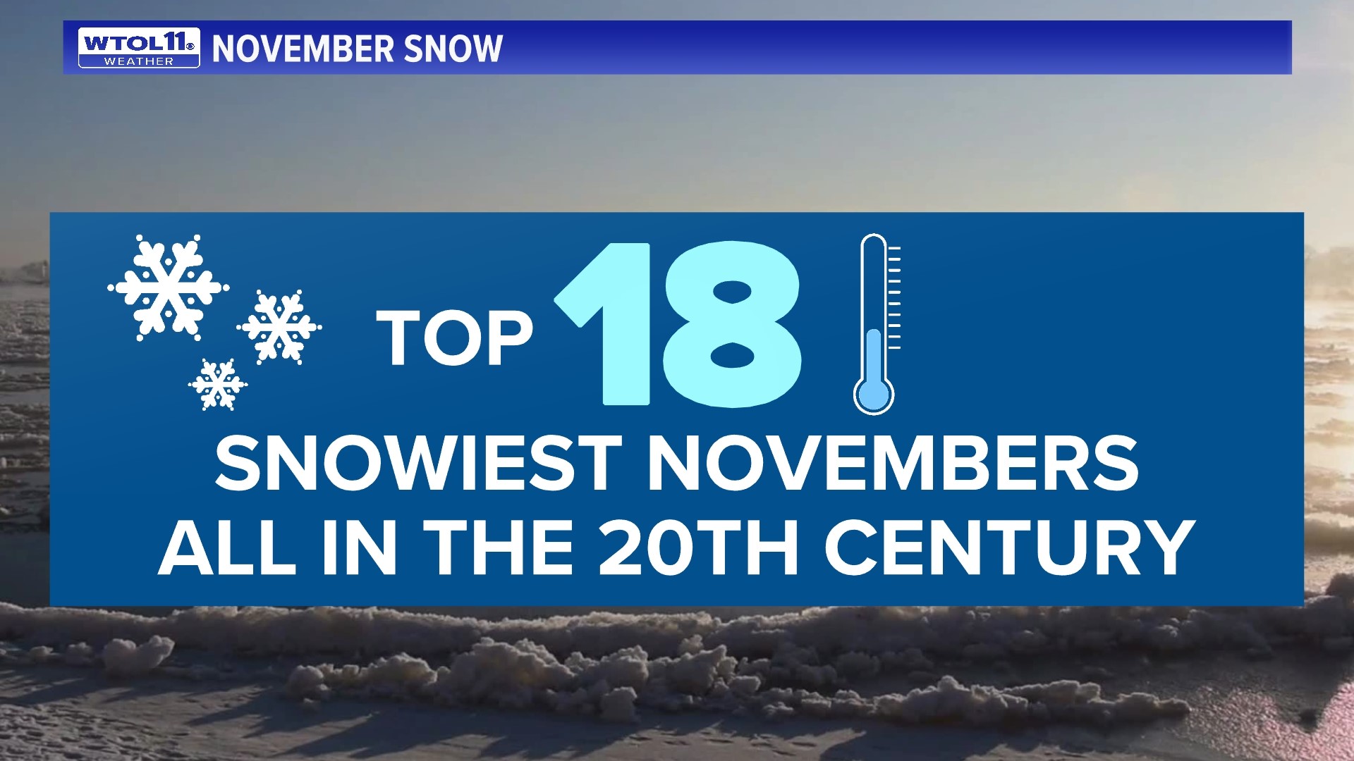 Snow In November How much snow fell in November? Looking ahead to this winter | wtol.com