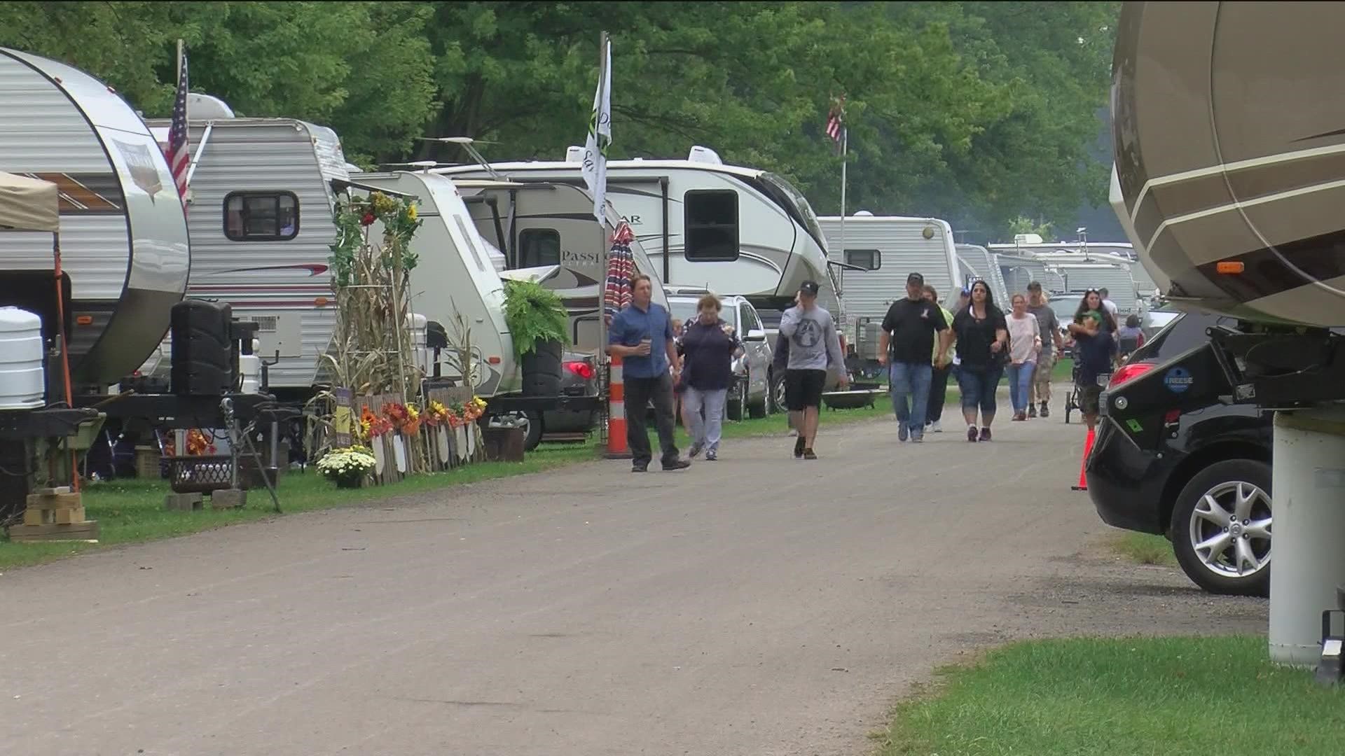 Families wait years for coveted camping spots Fulton County Fair