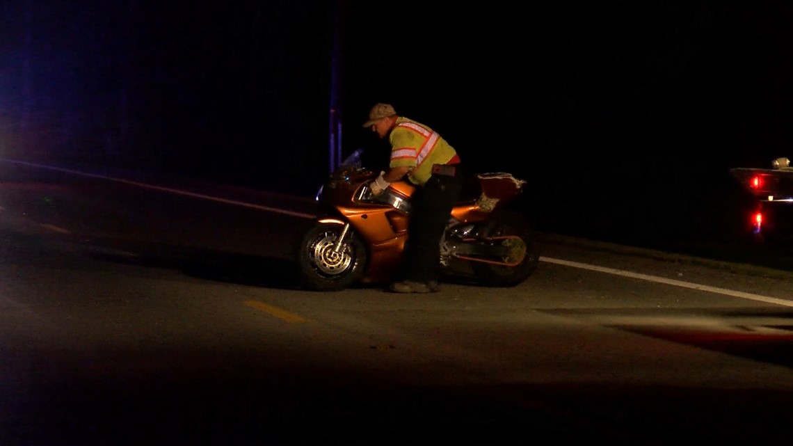 Man in hospital with serious injuries after motorcycle crash | wtol.com