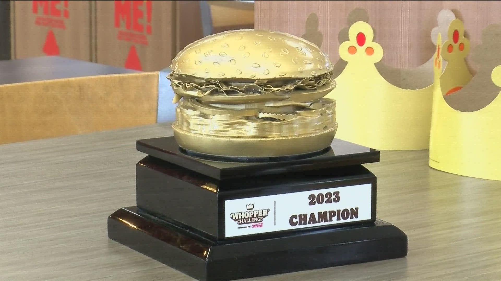 Burger King's top Whopper maker, Tahreem Gear, won more than just the title and a trophy, bringing $10,000 for herself and glory for the Navarre Ave. Burger King.