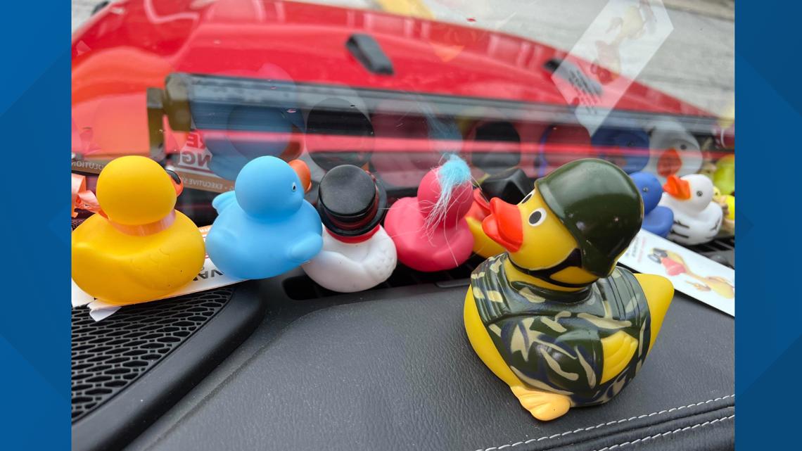 Rubber ducks brighten Jeep owners days, make special memories 