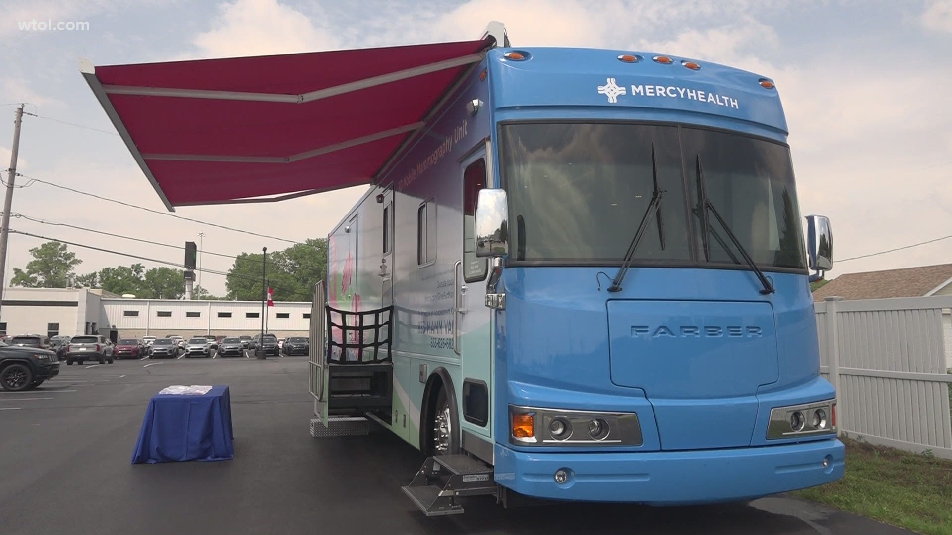 The mobile mammography van is the first of it's kind in the region; providing convenience, state-of-the-art 3D mammograms and self-compression for women over 40.