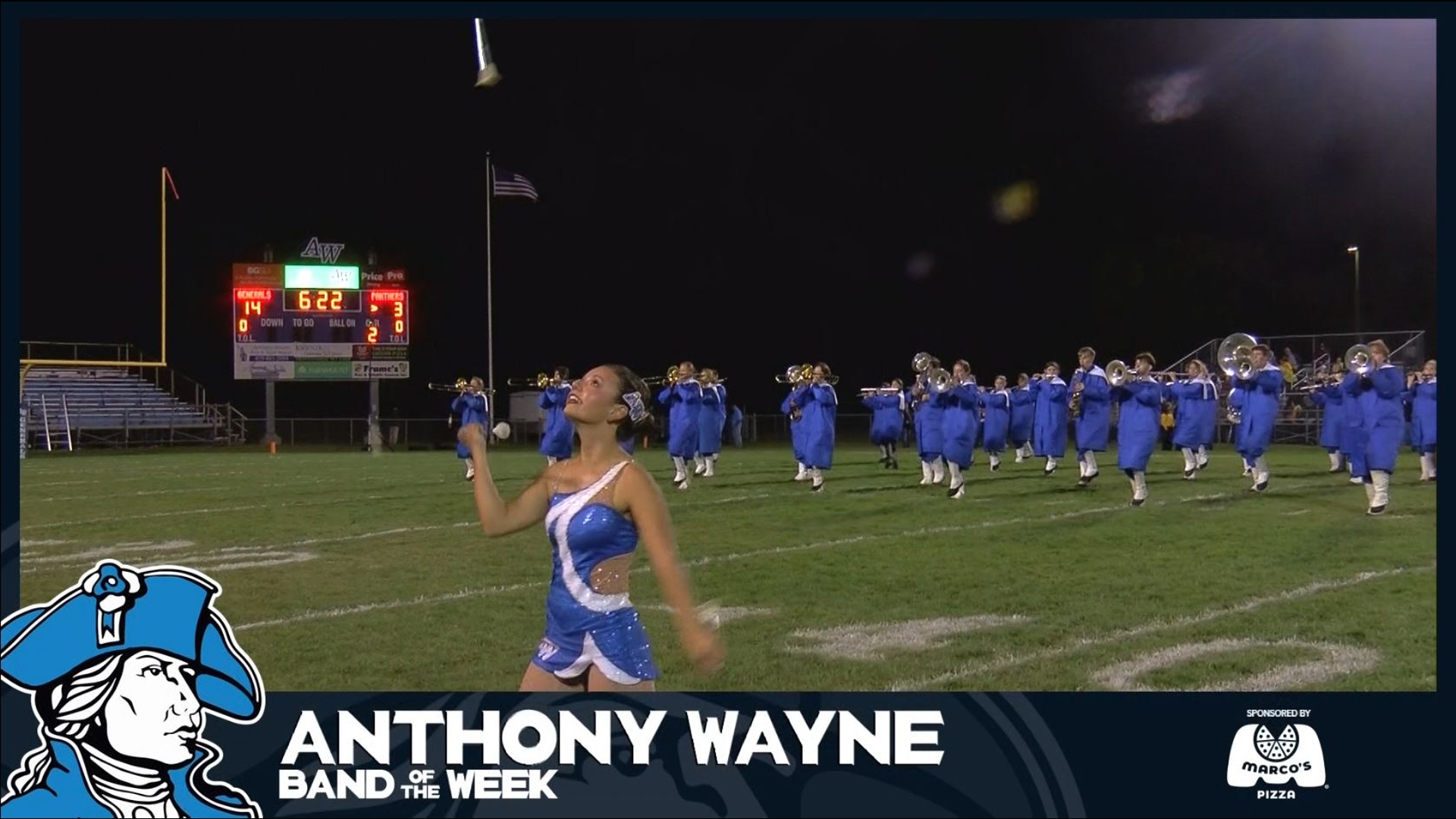 The AW marching band was WTOL 11's sixth Band of the Week on Sept. 27, 2024.