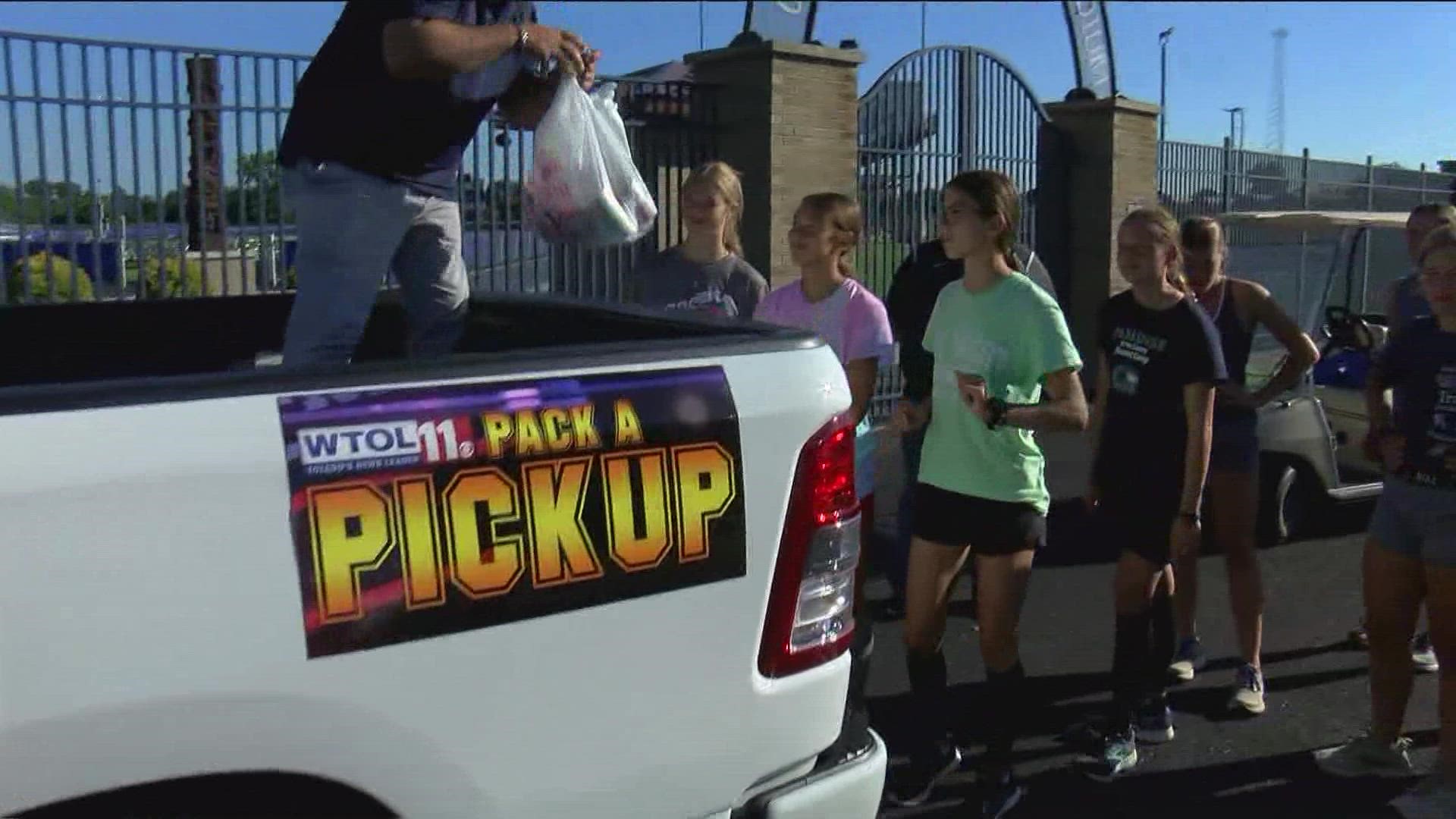 For this week's Pack a Pickup Challenge, it was the Napoleon Wildcats' turn to show up and support the Seagate Food Bank.