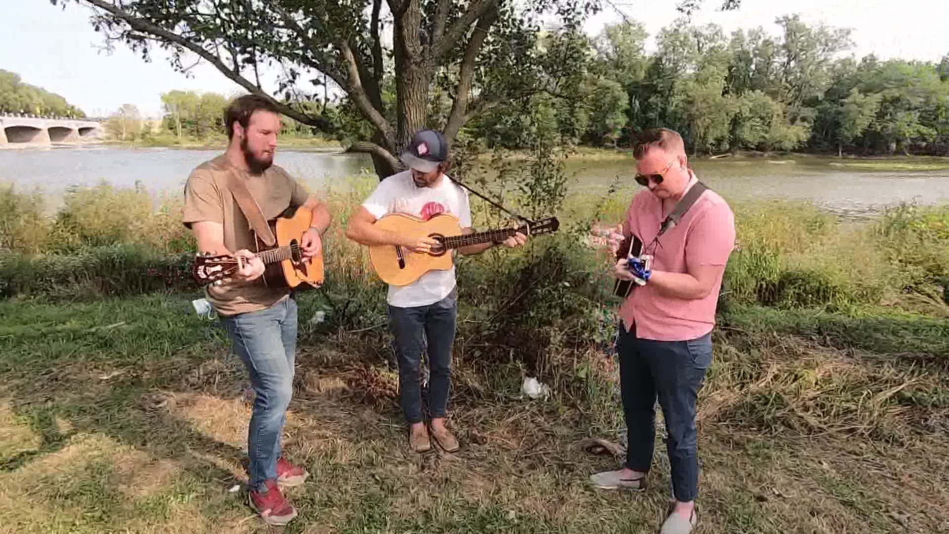 Ahead of their headlining gig at downtown Toledo's ballpark, photojournalist John Juby caught up with the boys of 'strummer' - hometown indie folk trio Oliver Hazard