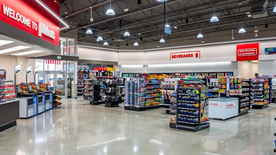 Pilot rebuilds its Findlay travel center on I-75, makes $20K donation to local school district