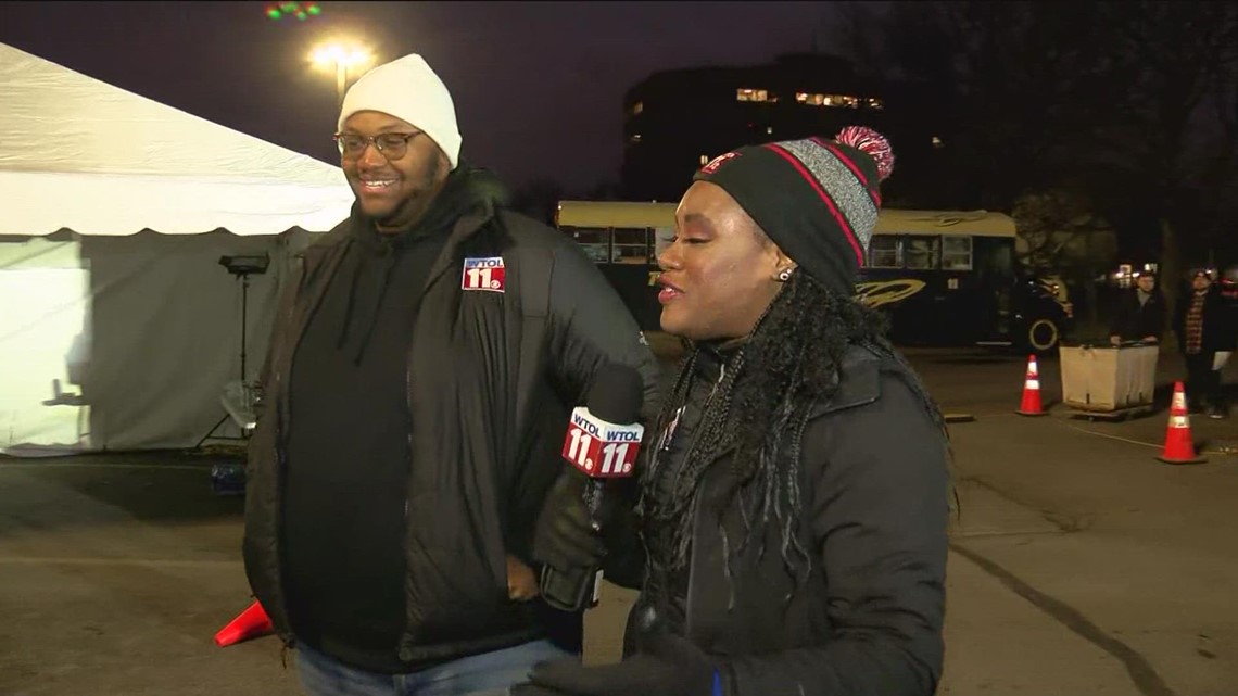 WTOL 11's TaTiana Cash And Matt Willoughby Collect Toys At The Downtown ...