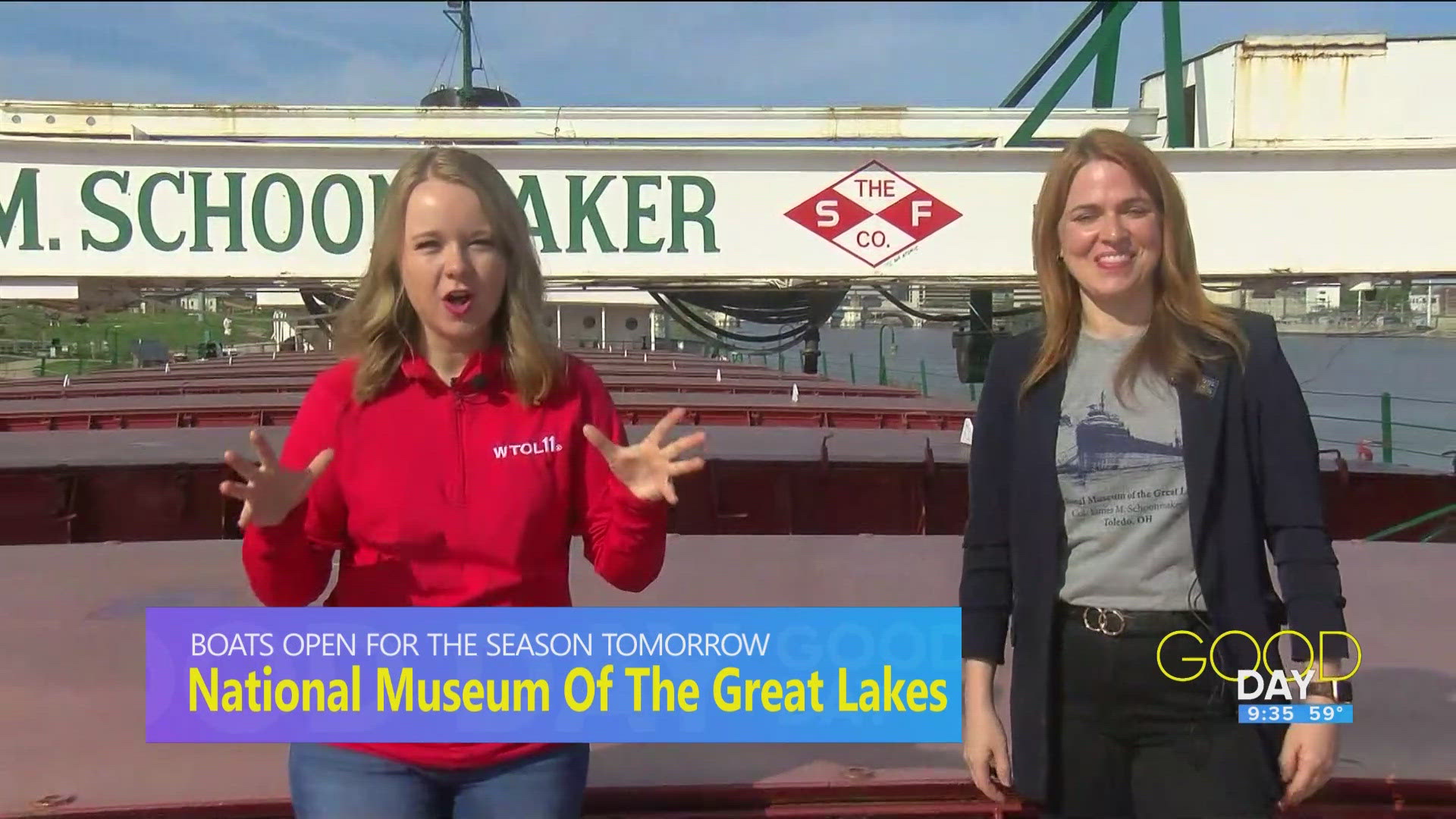 The boat tours to explore the National Museum Of The Great Lakes officially open for the season on May 1.