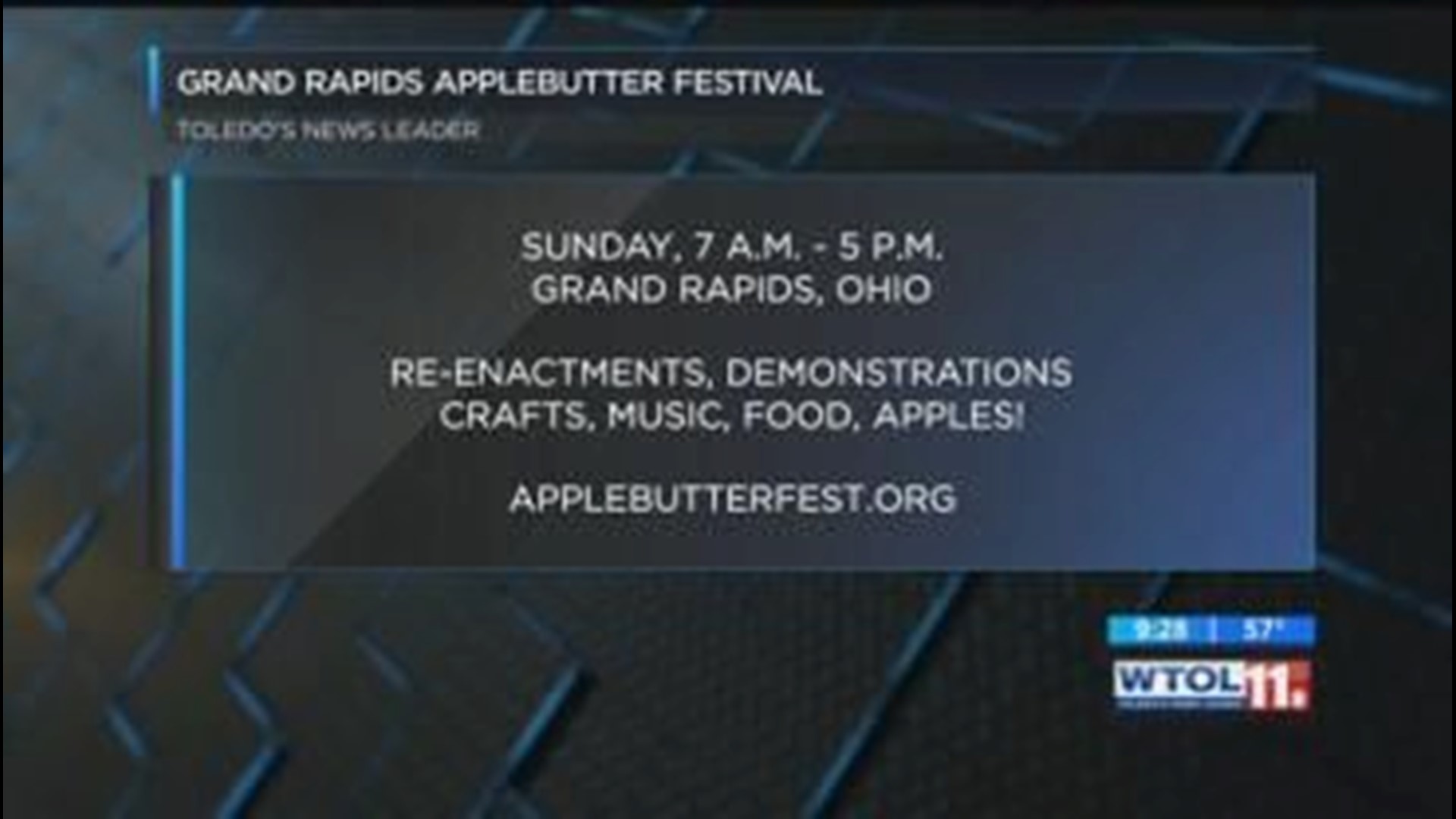 Enjoy the Grand Rapids Applebutter Festival this weekend