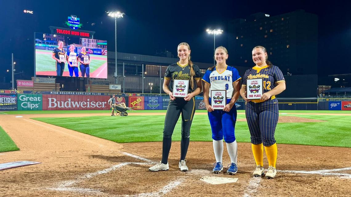 Findlay's Addie Sprang wins inaugural Mud Hens High School Softball Home Run Showdown