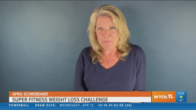 Check out the April scoreboard for the Super Fitness Weight Loss Challenge