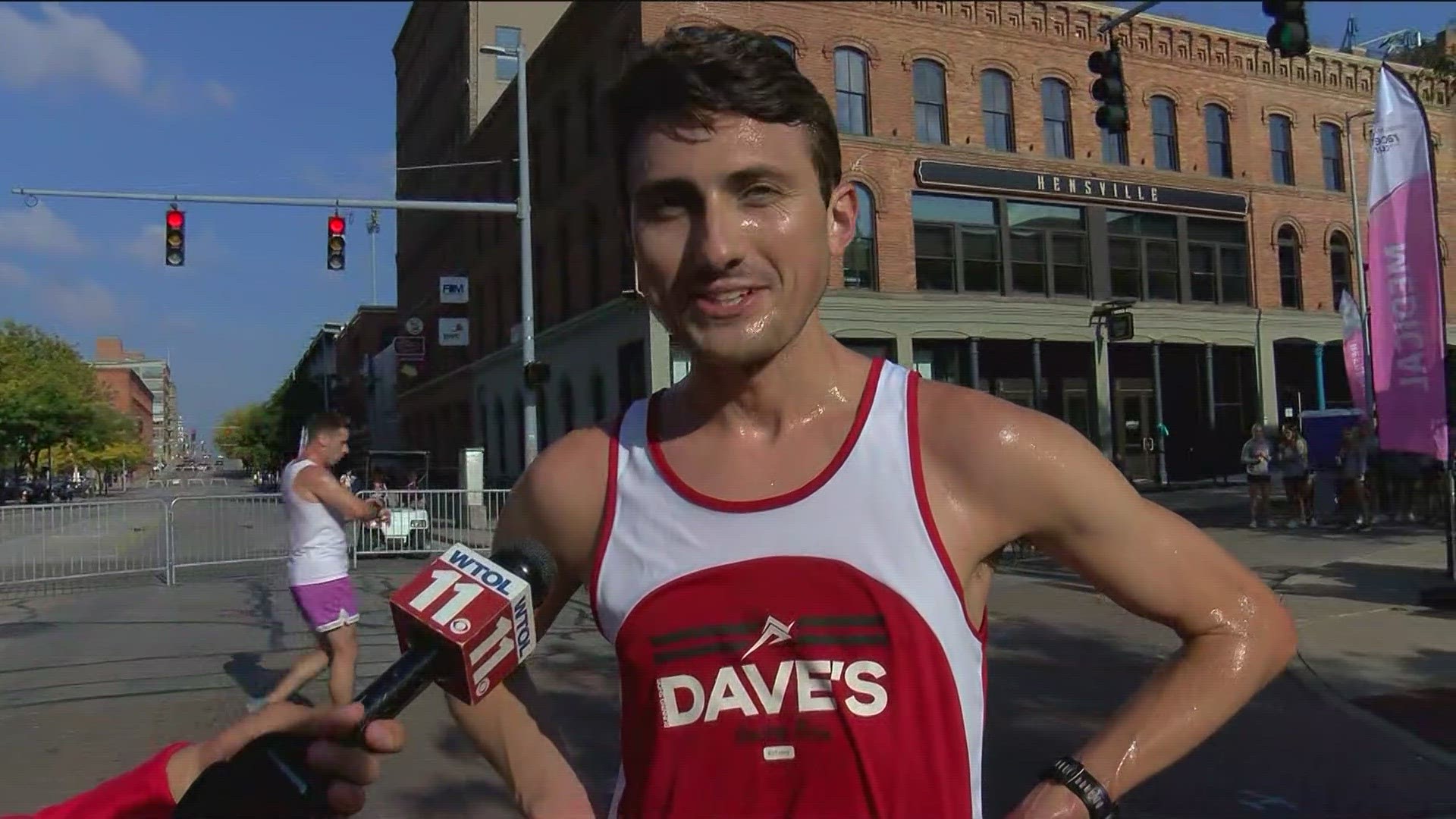 WTOL 11 Meteorologist John Burchfield took first place in the 2023 Race for the Cure 5K and talks why the run is impactful and important to him.