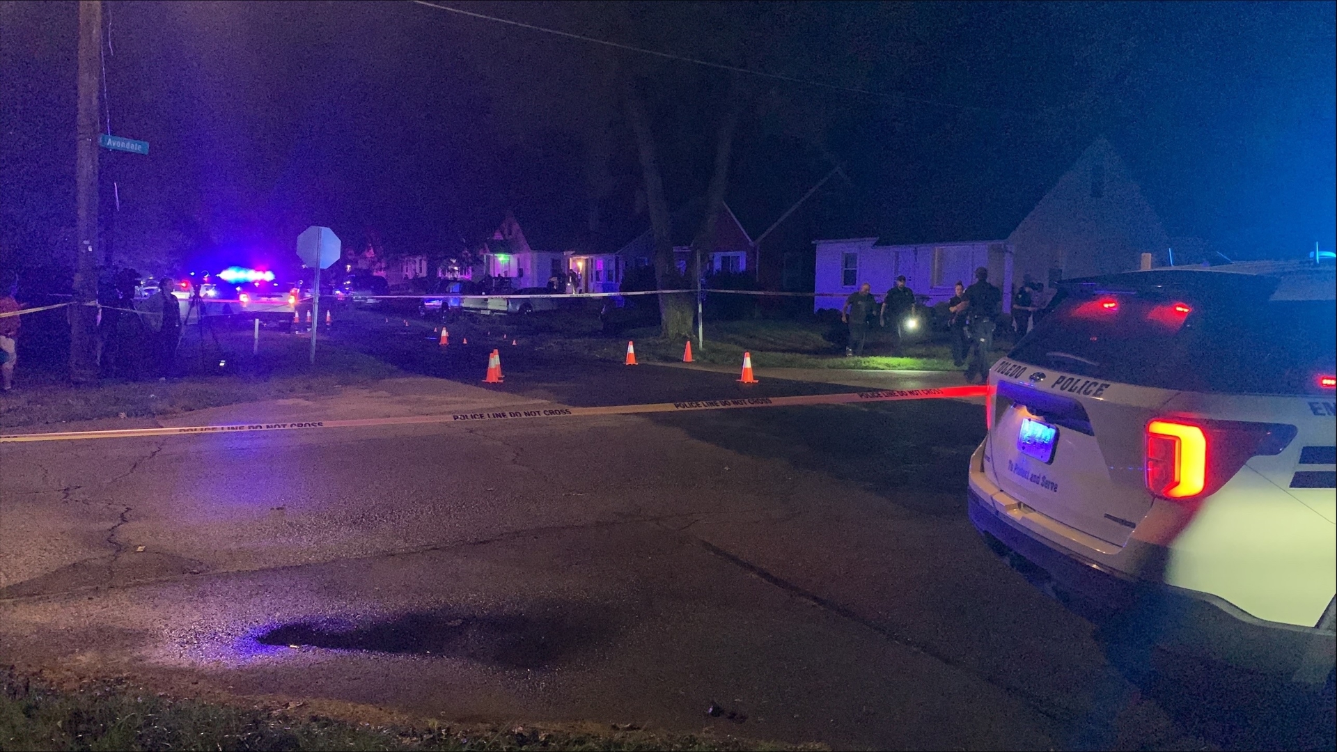 Toledo police say both victims were hospitalized in serious condition after the shooting on Mackow Drive in the Scott Park neighborhood.