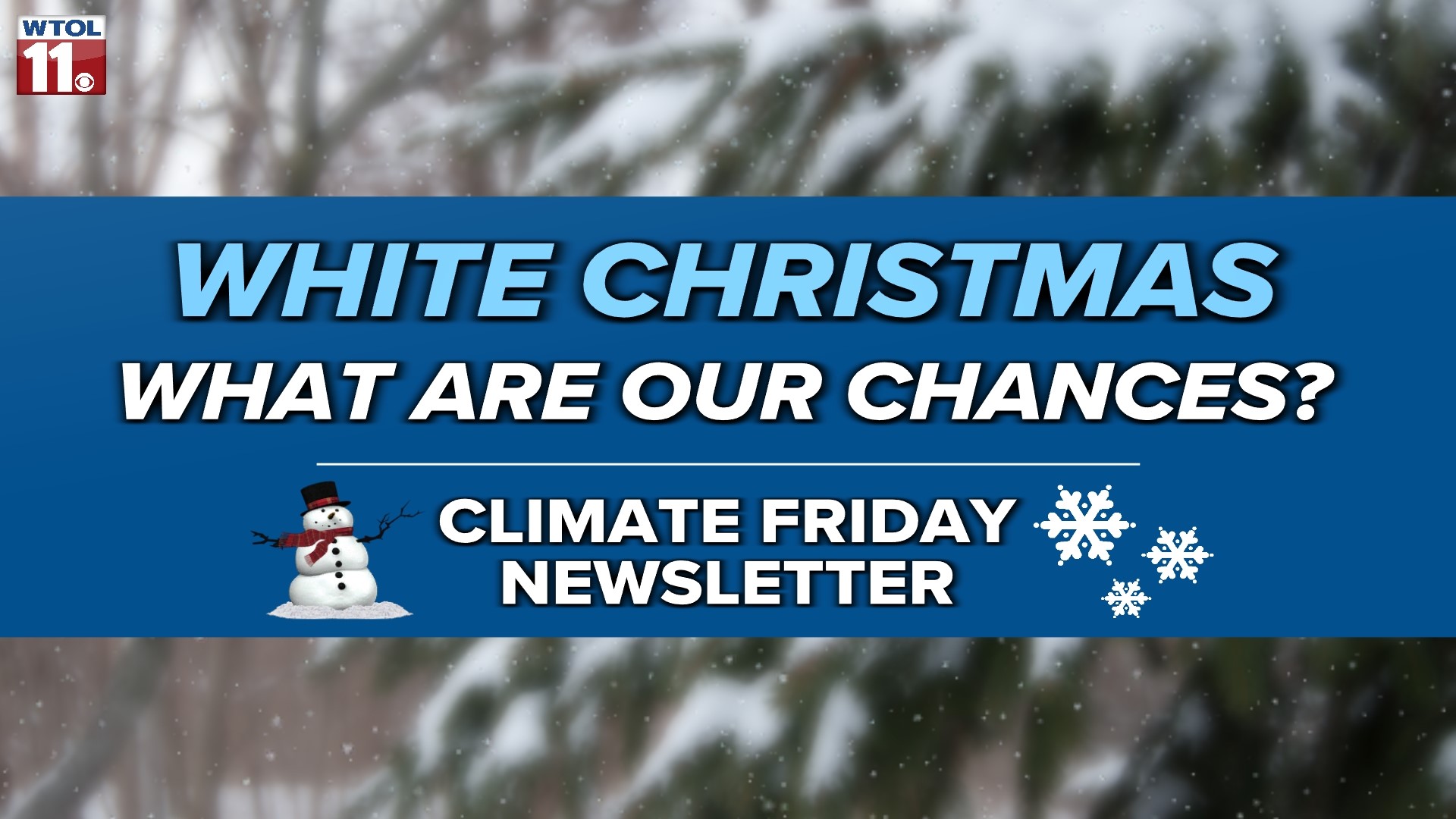 The WTOL 11 Weather Team is forecasting a green Christmas - but data indicate that isn't uncommon for northwest Ohio.