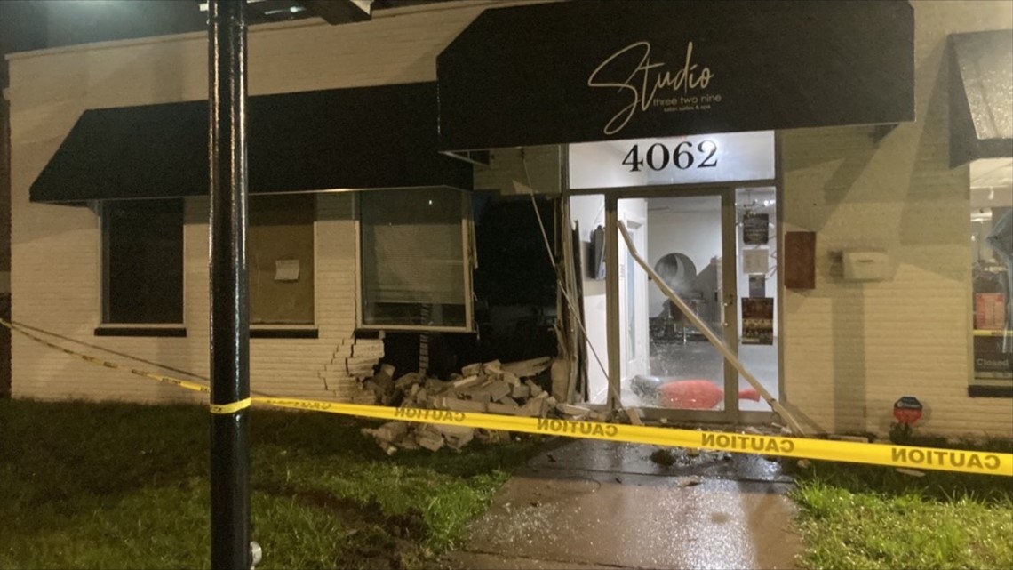 Car strikes west Toledo business