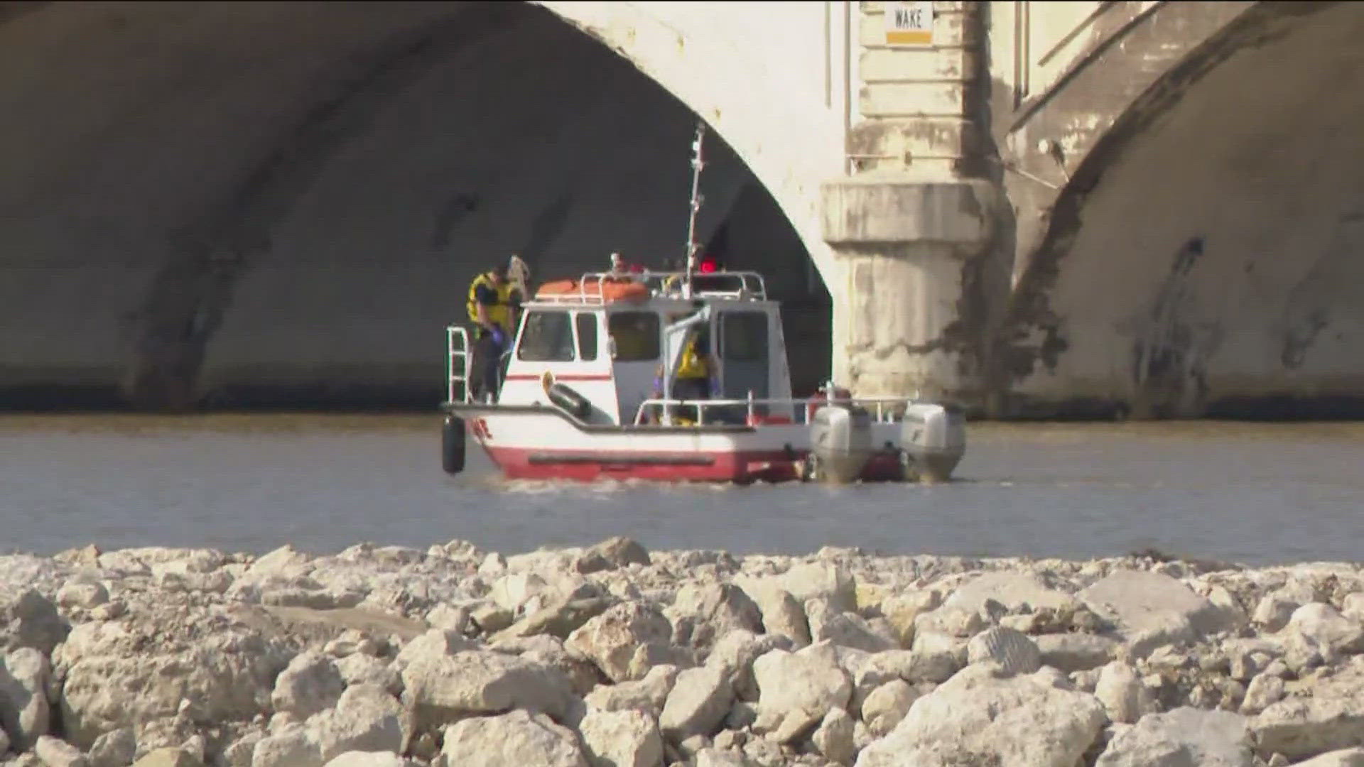 The body was found while Coast Guard crews were conducting training, police said in a report.