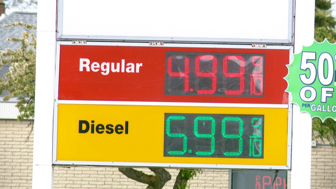 Gas prices continue to surge across Ohio and Michigan, leaving drivers worried about their budgets