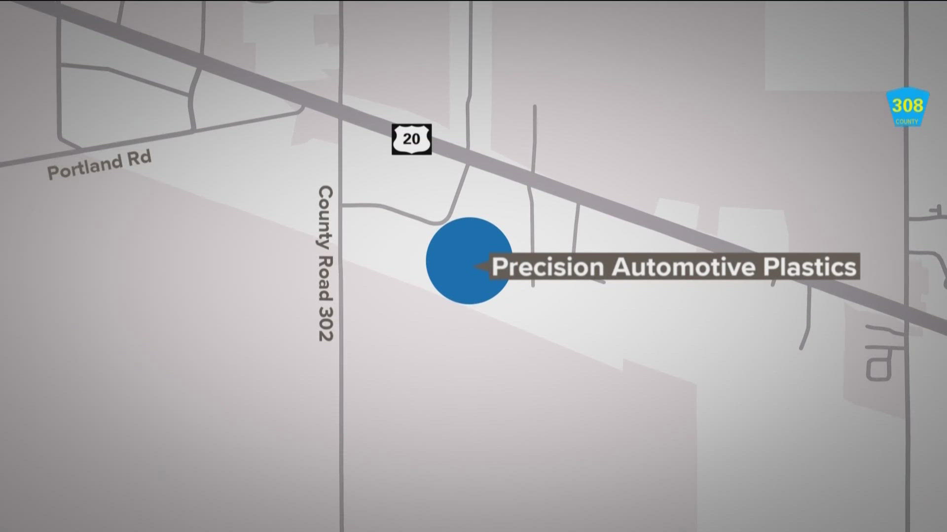 The Bellevue Fire Department said an employee of Precision Automotive Plastics was pinned under a piece of molding equipment and pronounced dead at the scene.
