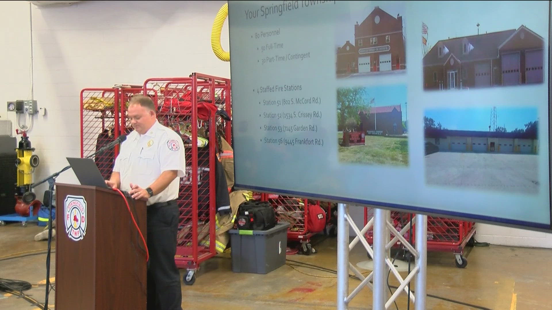 Fire Chief Jonathon Ziehr says the department needs the extra income to renovate the stations and avoid cuts.