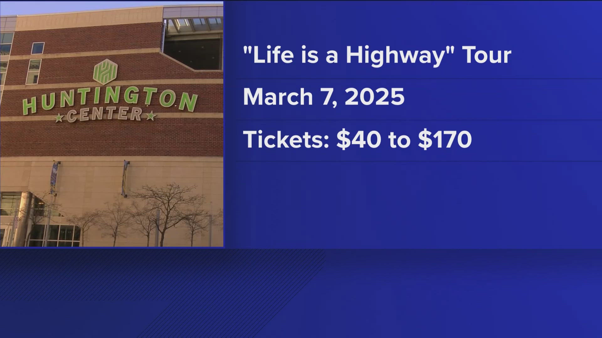 Grammy award-winning trio Rascal Flatts is returning to Toledo as part of their "Life is a Highway" tour in 2025.