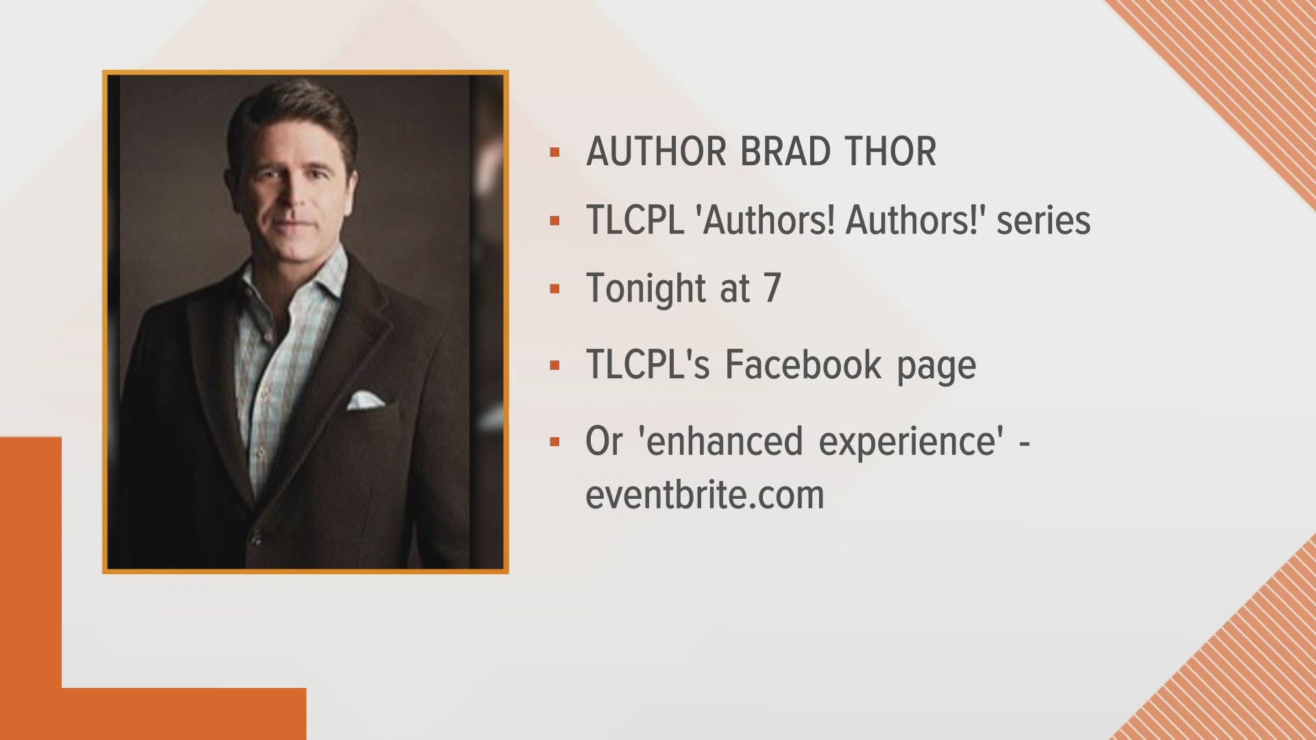 Author Brad Thor talks his new release and series, and how you can get a book and dinner delivered right to your door complete with a Zoom meeting with him!
