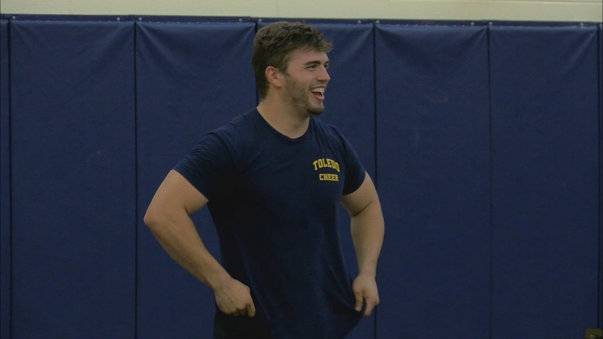 DeSantis was a standout linebacker at Central Catholic before making his way to the sideline as a cheerleader for the University of Toledo.