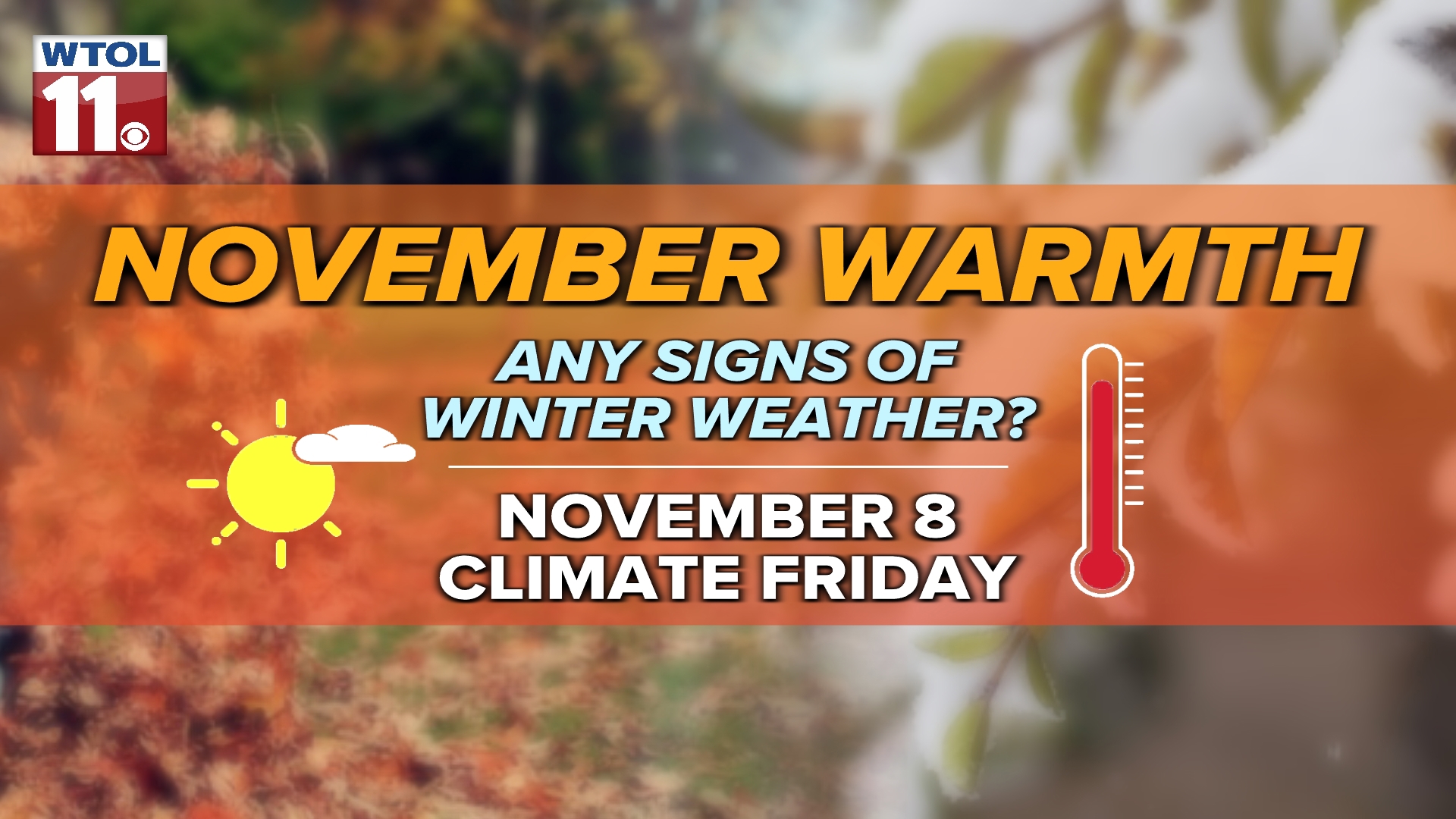 Winter is just around the corner. Meteorologist John Burchfield takes a look at November's average and record temperatures.