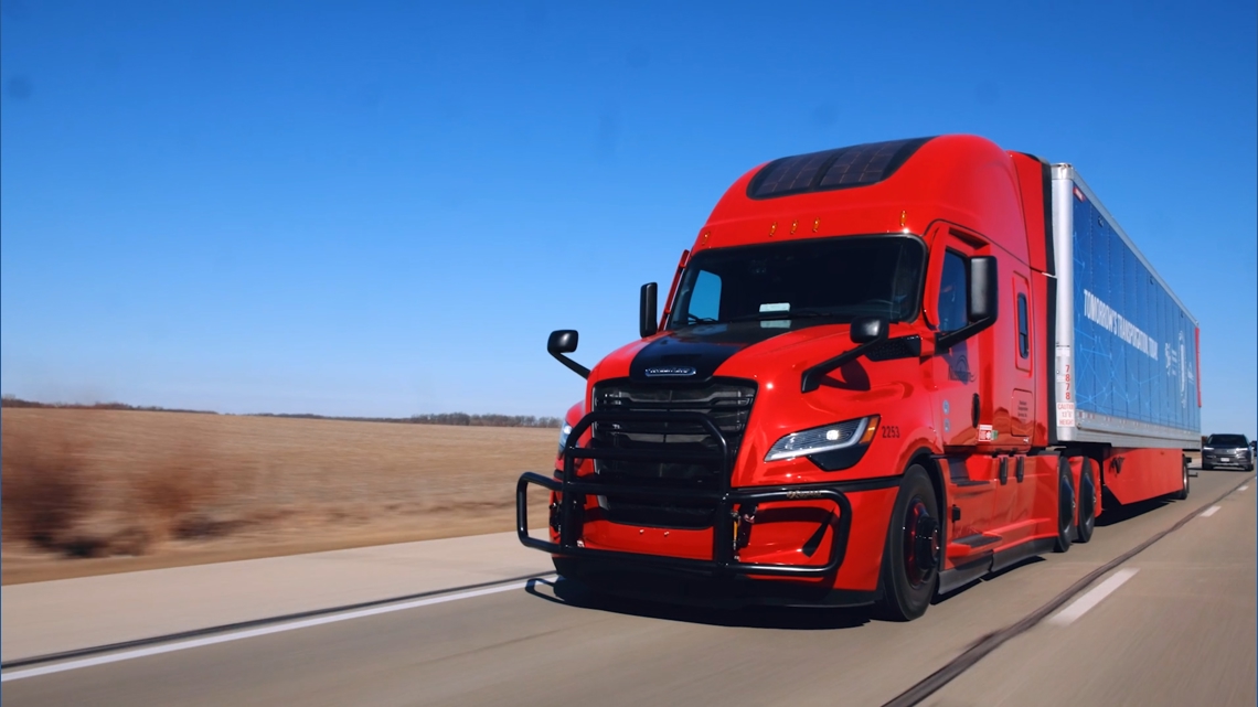 3 automated freight trucks begin testing on Ohio-Indiana routes