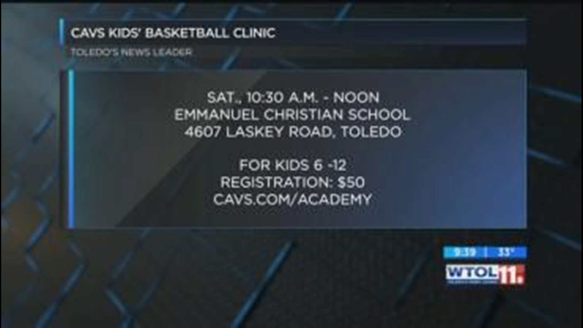 Get the kids out on the court with a Cleveland Cavs basketball clinic