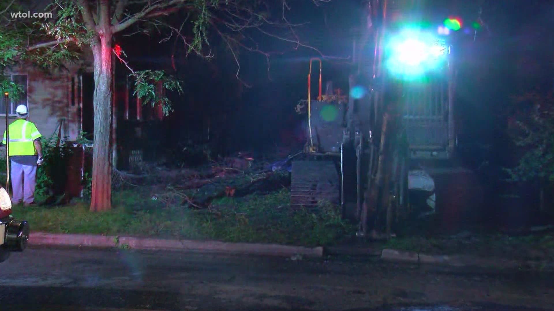 The woman said she has lived in her home for 60 years. Fire crews were able to get her Bible and purse out of the home for her.