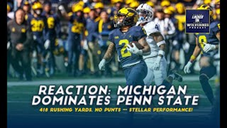 Michigan football dominates Penn State: Things to improve and a lot of praise | Locked On Wolverines