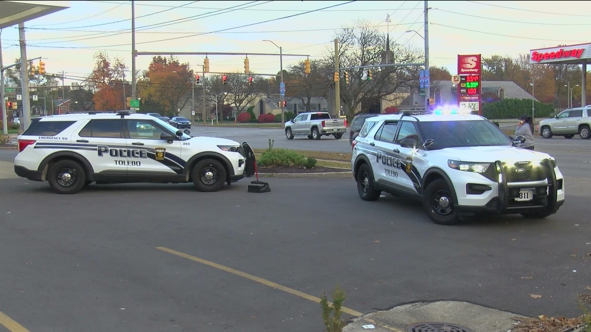 The incident happened at the Marathon gas station on the intersection of W. Sylvania Ave. and Talmadge Rd.