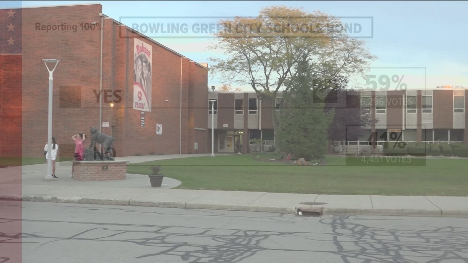Bowling Green voters faced a ballot measure for school construction for a fifth time.