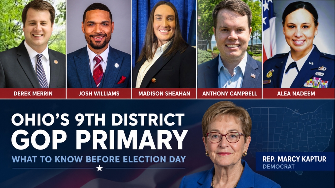 Who’s running in Ohio’s 9th District GOP primary? What to know before Election Day