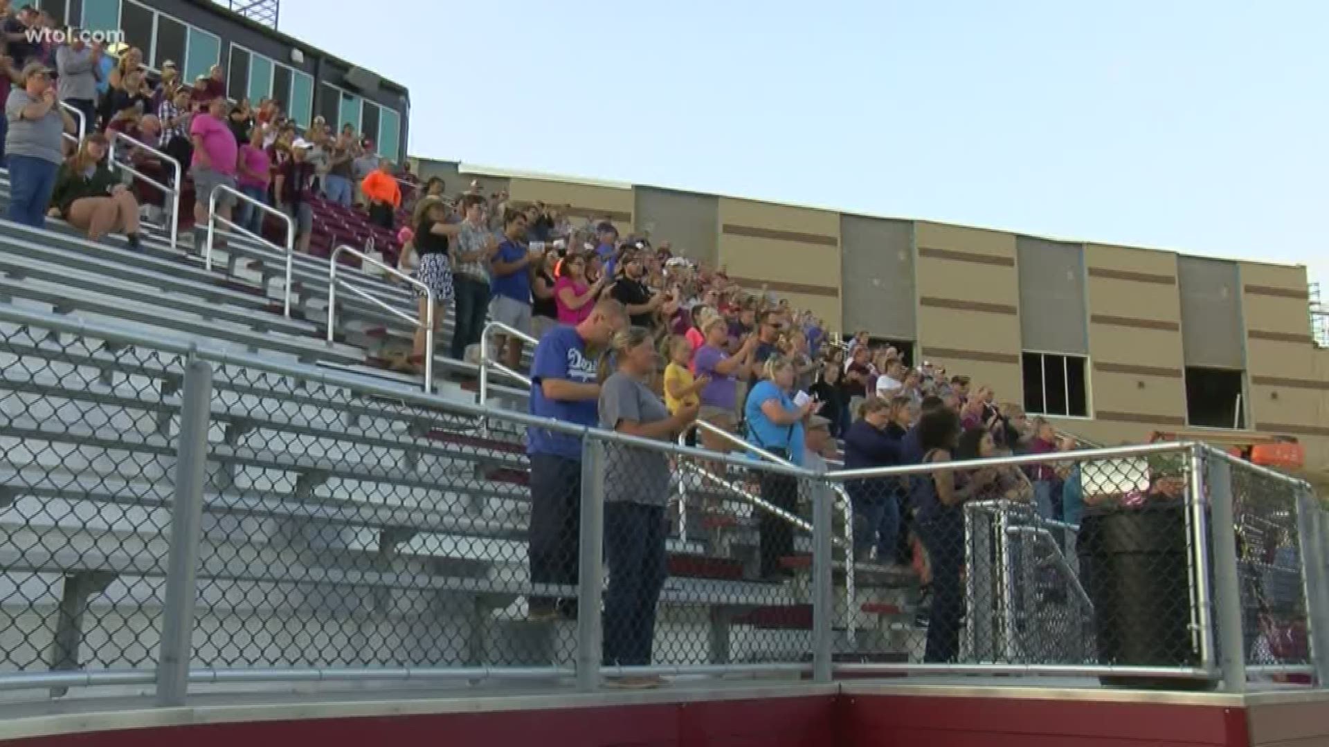 After a year of construction fans got back into Rossford's Jackson Ferguson Stadium ahead of the first Friday night under the lights.