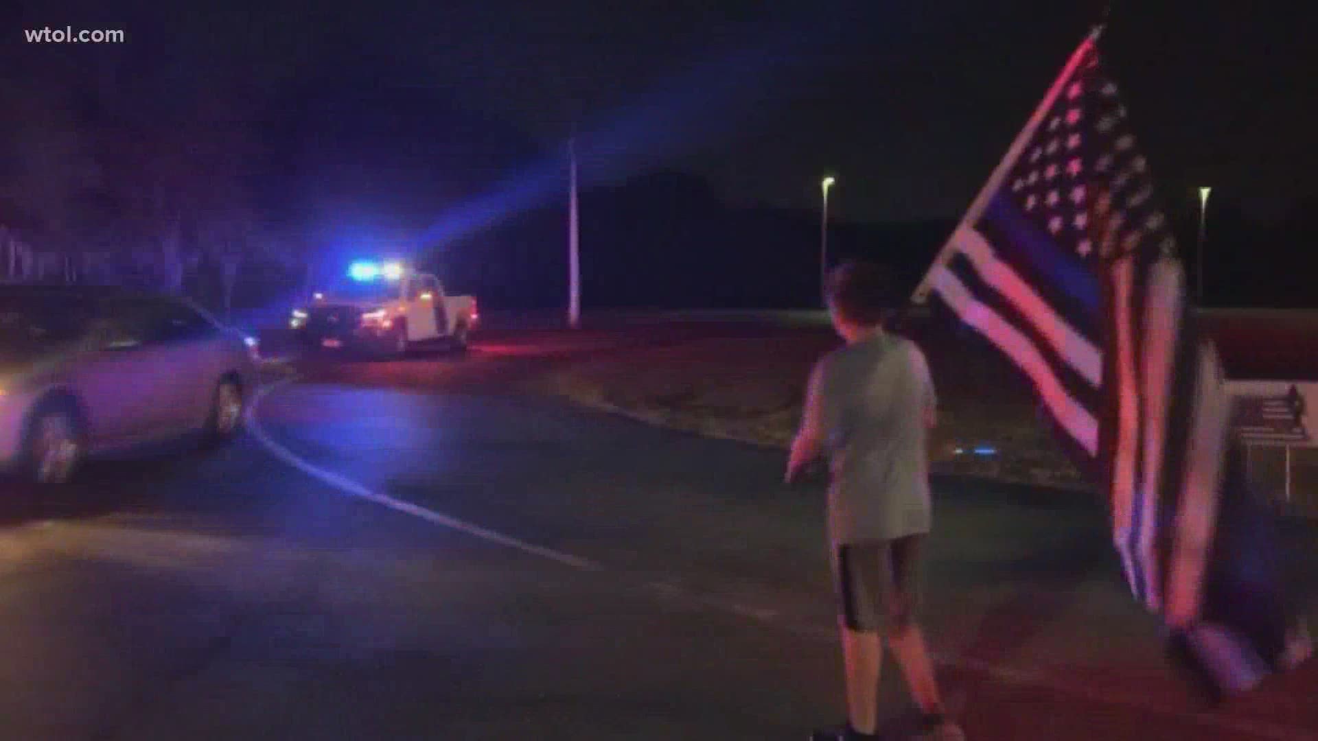 Zechariah Cartledge has been running for fallen first responders for just over 2 years. He's ran more than 800 miles. Mile 800 was for Ofc. Brandon Stalker.