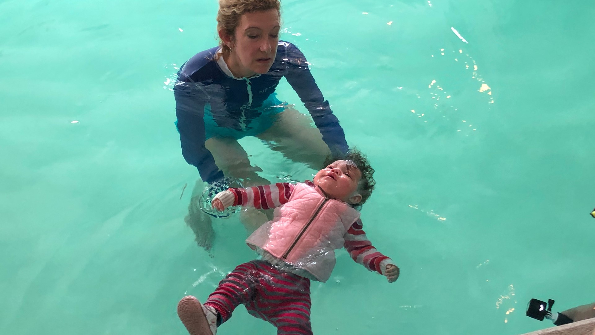 Family Focus: ISR Swim Lessons Teach Babies As Young As 6 Months To ...