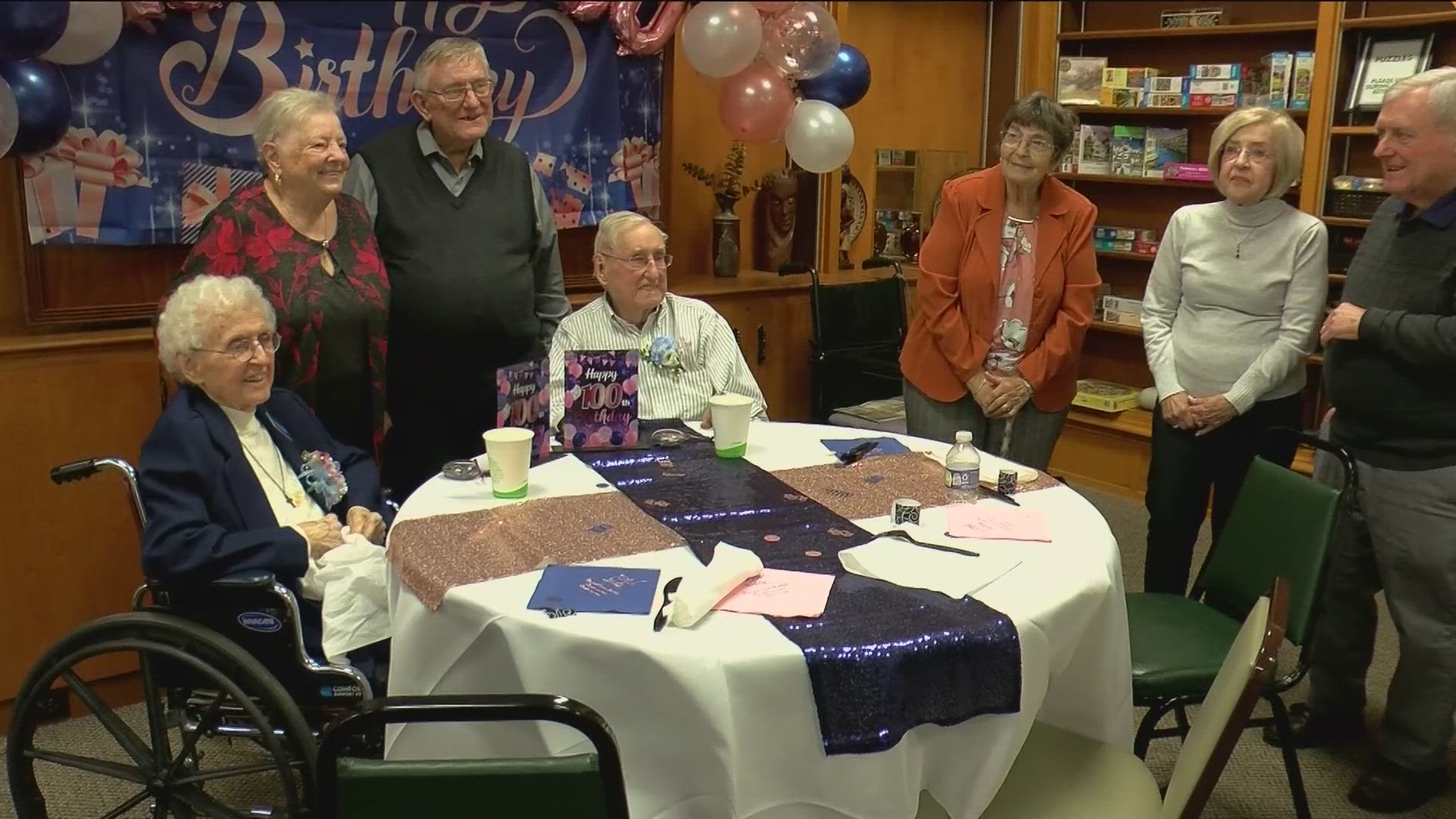 Fremont twins celebrate 100th birthday