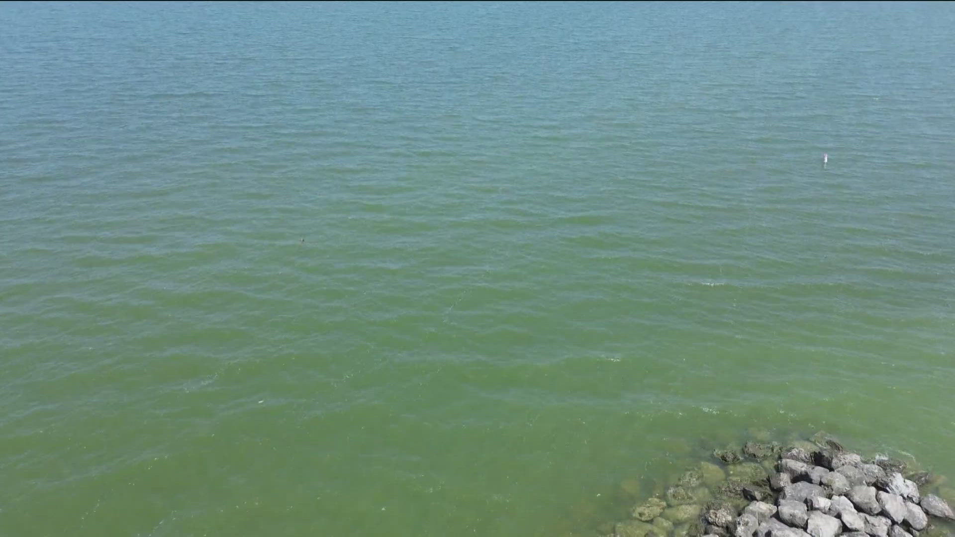 The first study focuses on collecting air from the lake and the second study will follow 200 volunteers who live near the lake.