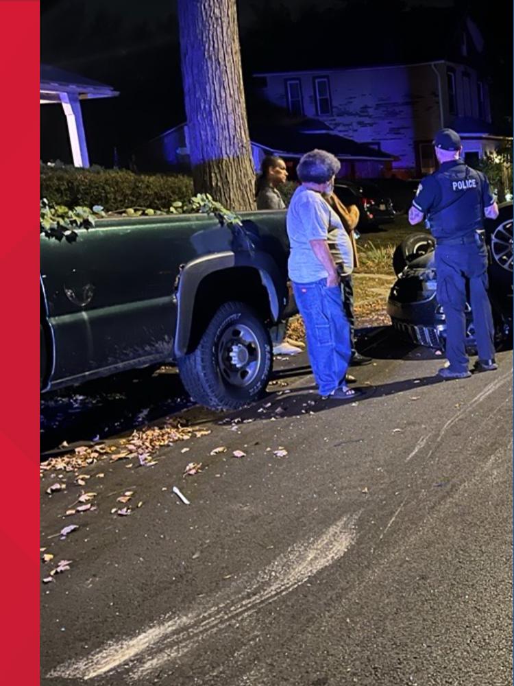 Driver crashes into 3 vehicles before flipping upside down in central ...