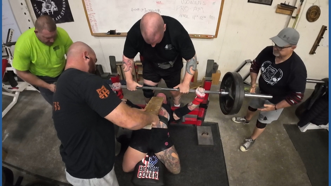 Powerlifters raise the bar - and holiday spirits - for WTOL 11's Gift of Joy