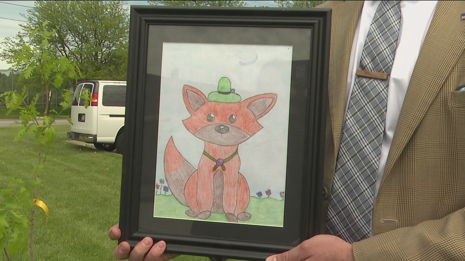 Northwest Ohio Classical Academy's Ahleeyah Zongo submitted her entry and took the prize.