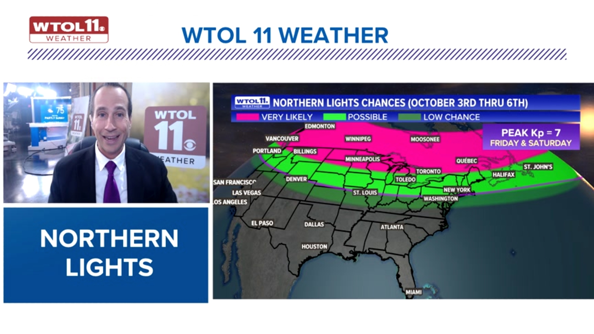 Northern Lights possible later this week