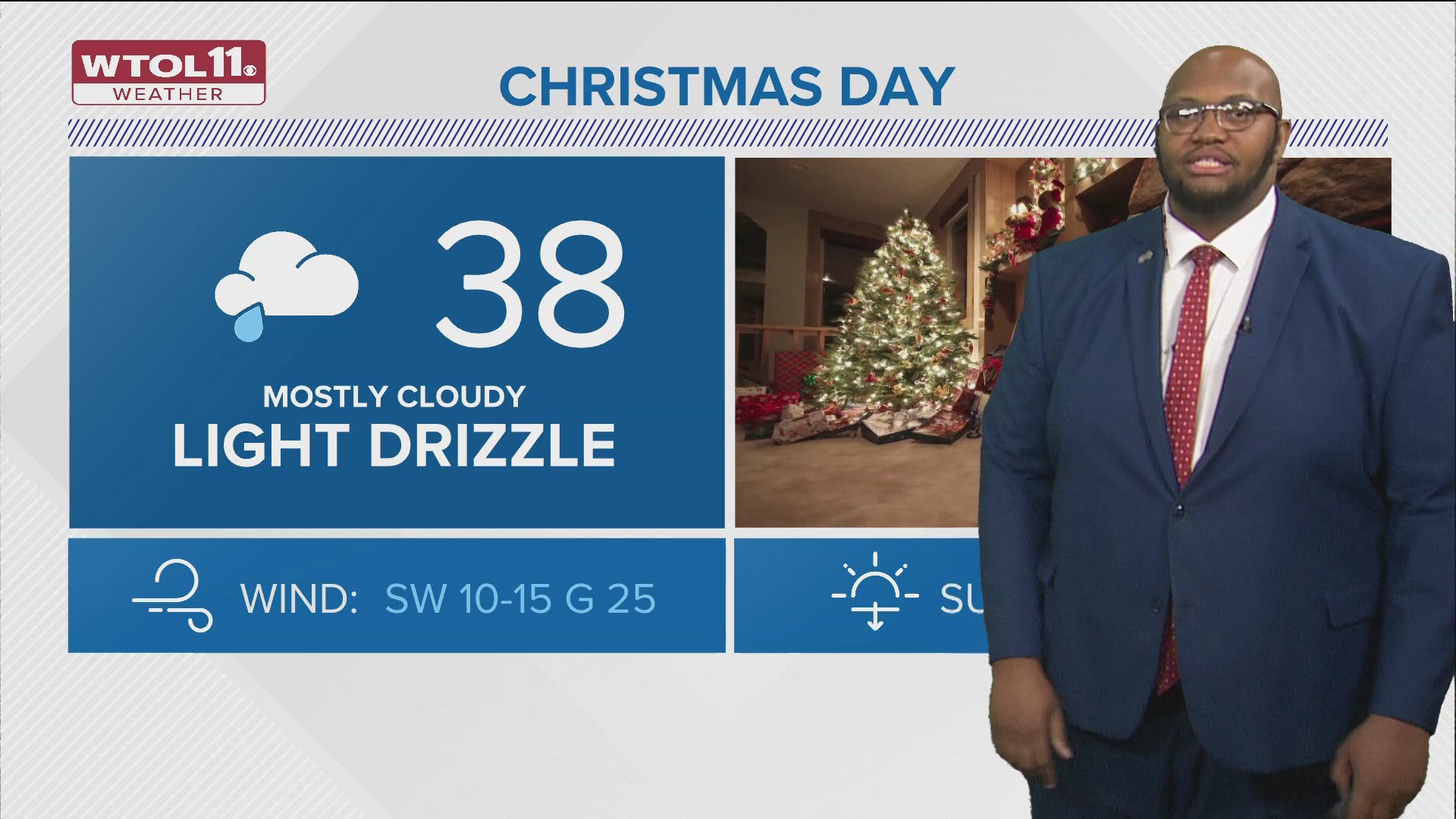 Cloudy, rainy for Christmas Day, but not enough to stop Santa | WTOL 11 ...