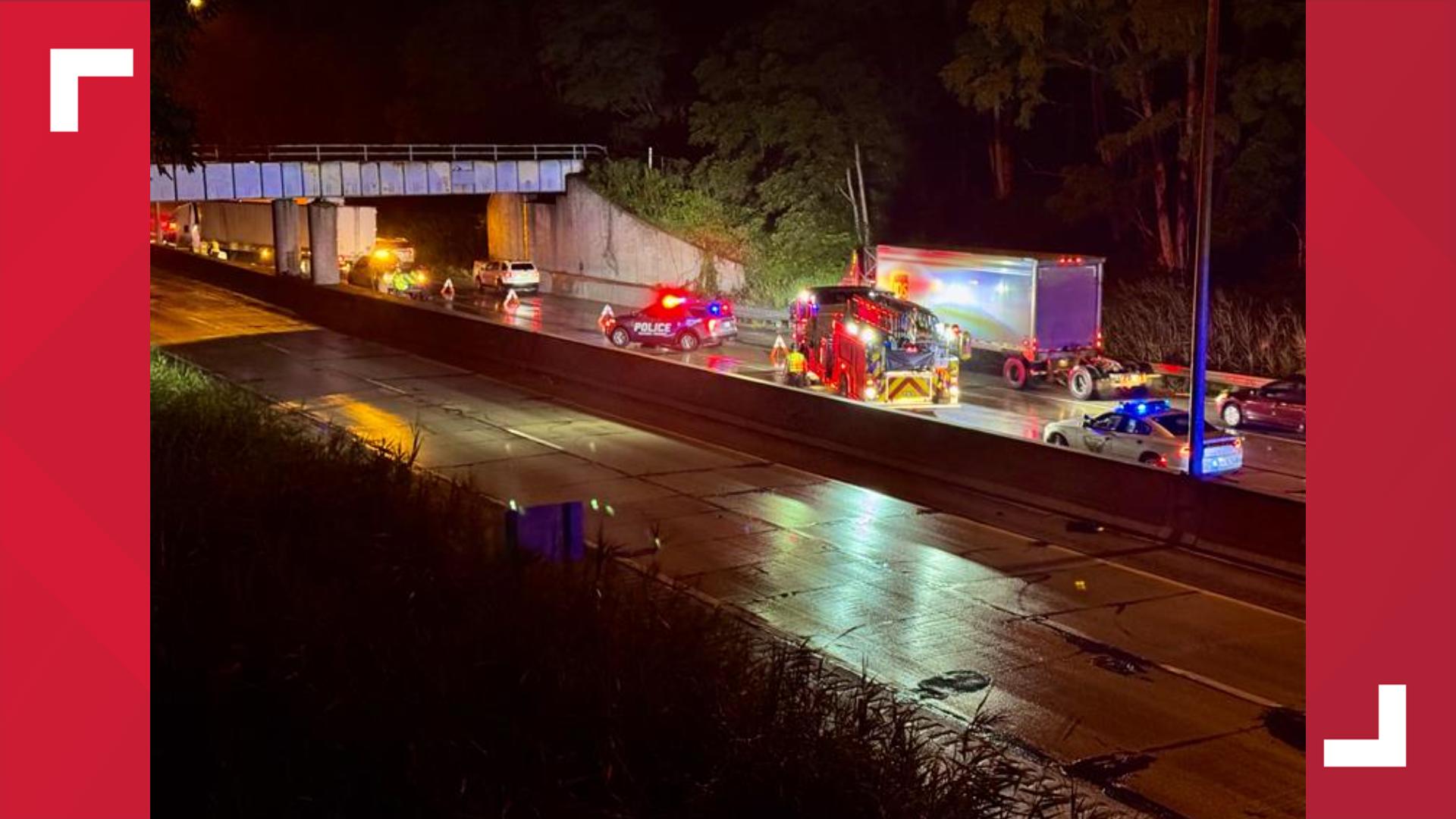 The crash happened around 3:30 a.m. near Holland-Sylvania.