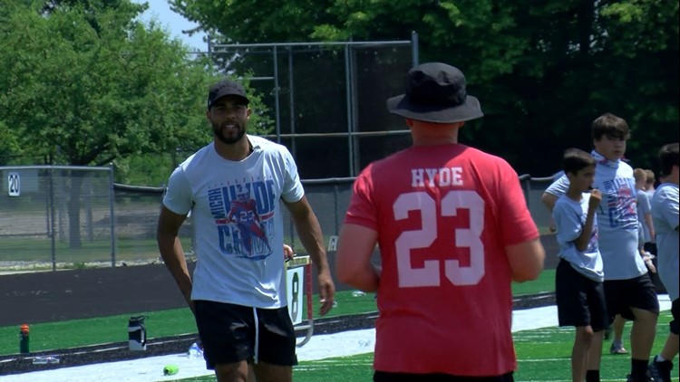 Micah Hyde Football Camp 2021, Another #ThrowbackThursday to this years Micah  Hyde Football Camp because we just can't get enough!