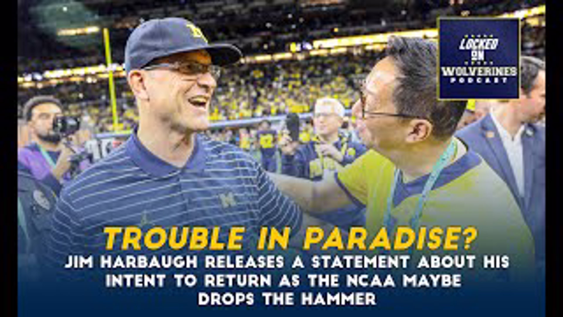 The NCAA is reportedly investigating the Wolverines for recruiting violations, and because of that Harbaugh may be in hot water as NFL rumors swirl.