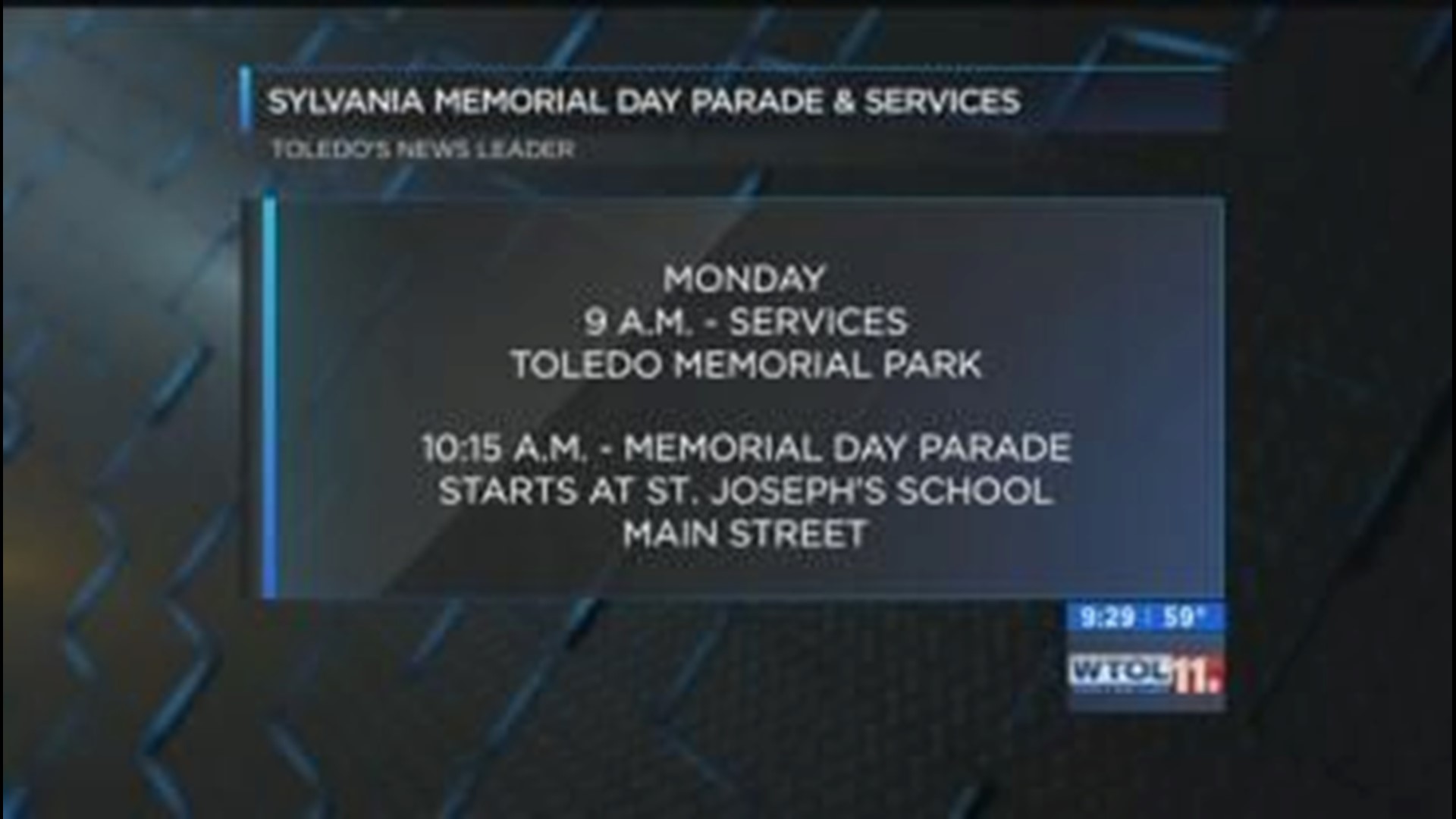 Sylvania honors the Armed Forces on WTOL 11 Your Day